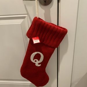 **NEW* Wondershop at Target Stocking- Letter Q